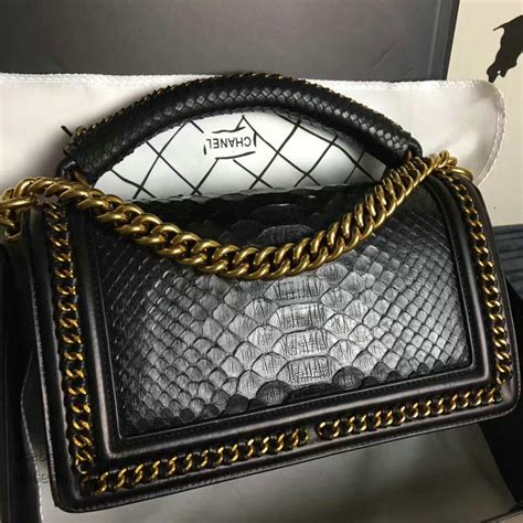 chanel boy snake price|Chanel bag for sale.